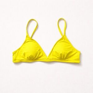 Amazon Essentials Neon Lime Triangle Bikini Top - Women Swim